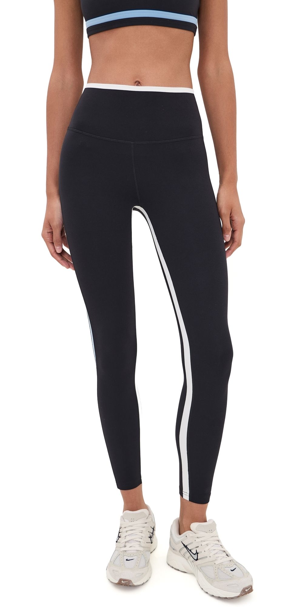 Splits59 Sam High Waist Rigor 7/8 Leggings Black/Skylight XS