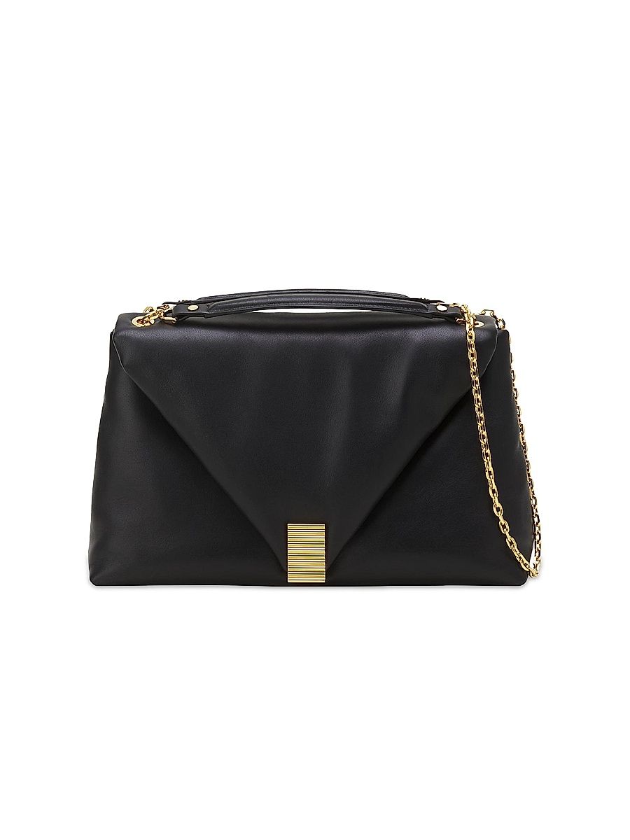 Women's Concerto Arpège Soft Leather Crossbody Bag - Black