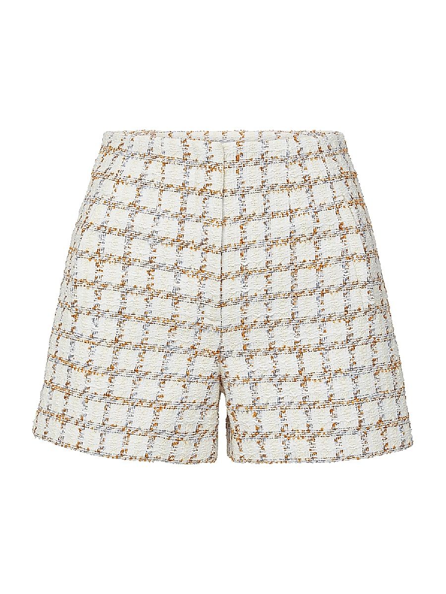 Women's Jazmin Tweed Shorts - Ecru Multi - Size 16