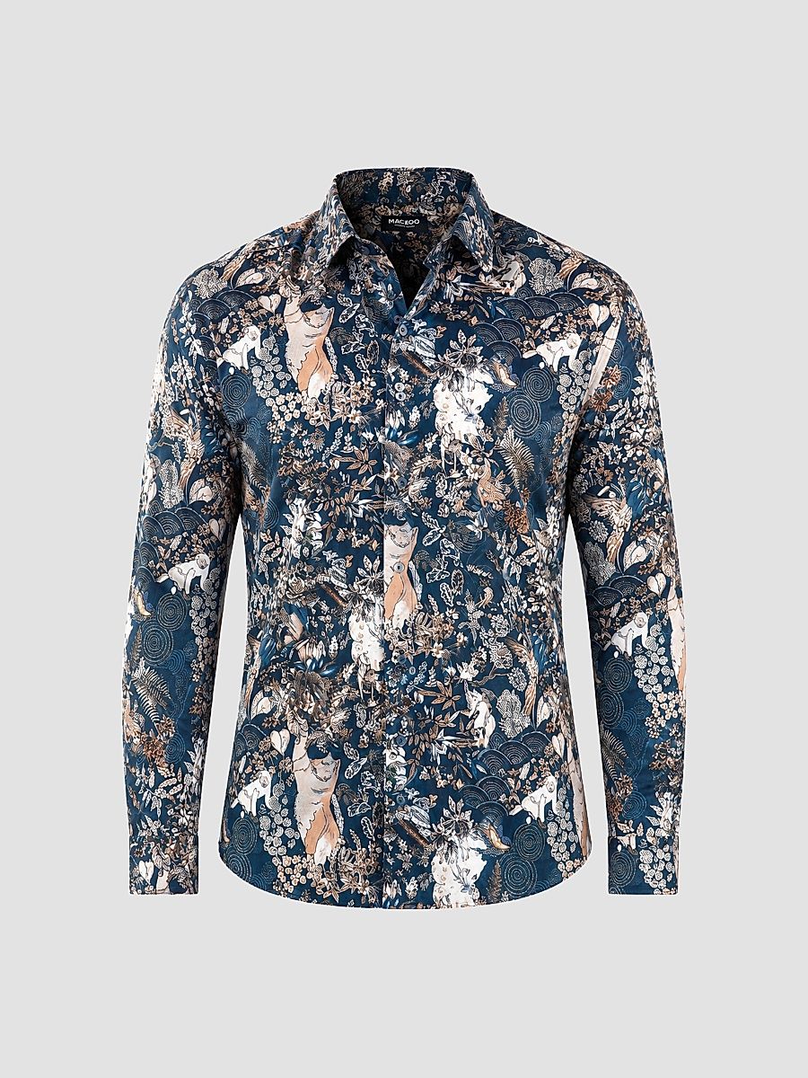Men's Fibonacci Woven Shirt - Size XXL
