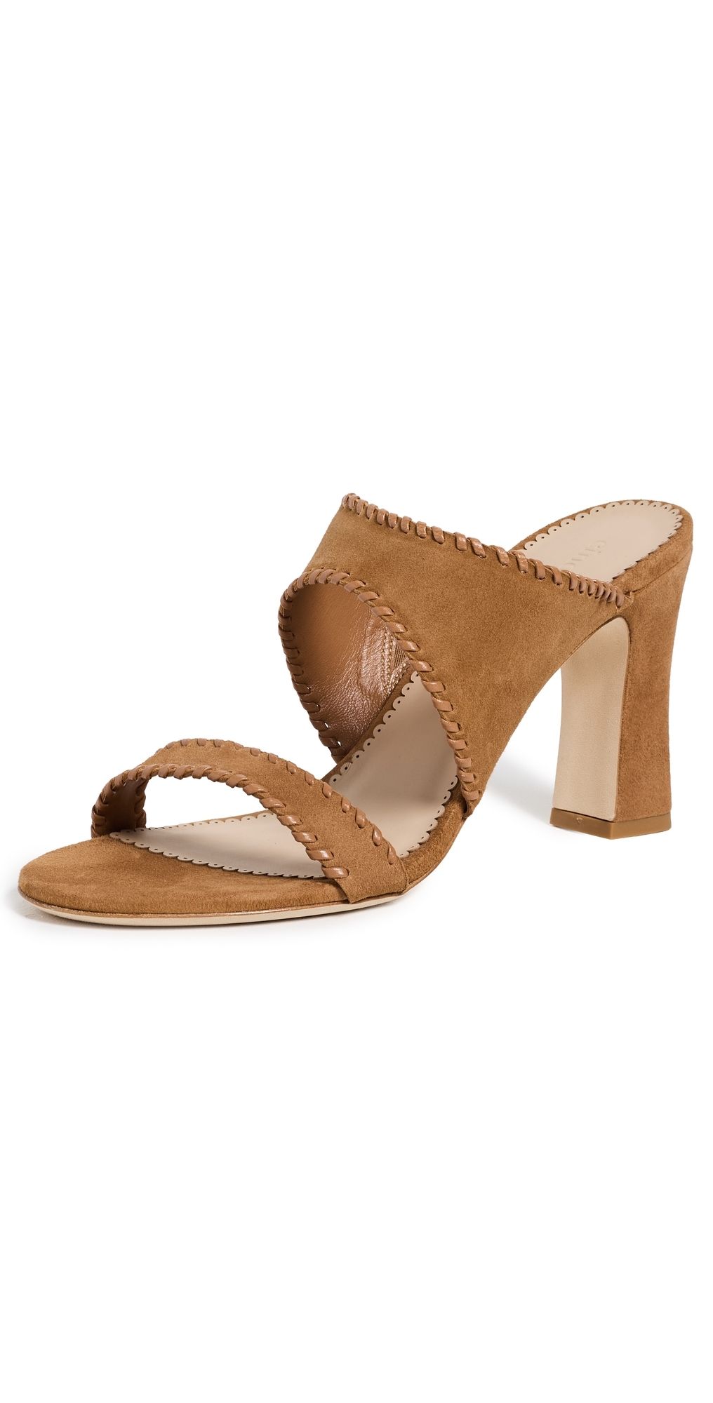 Cinq à Sept Kora Suede Sandals Toffee 40