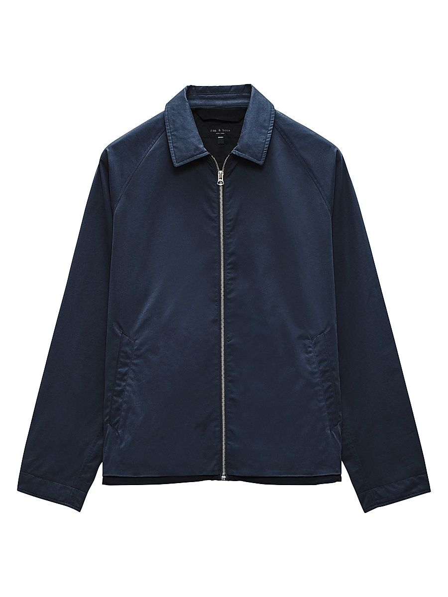 Men's Chester Cotton-Nylon Jacket - Ink Blue - Size Medium