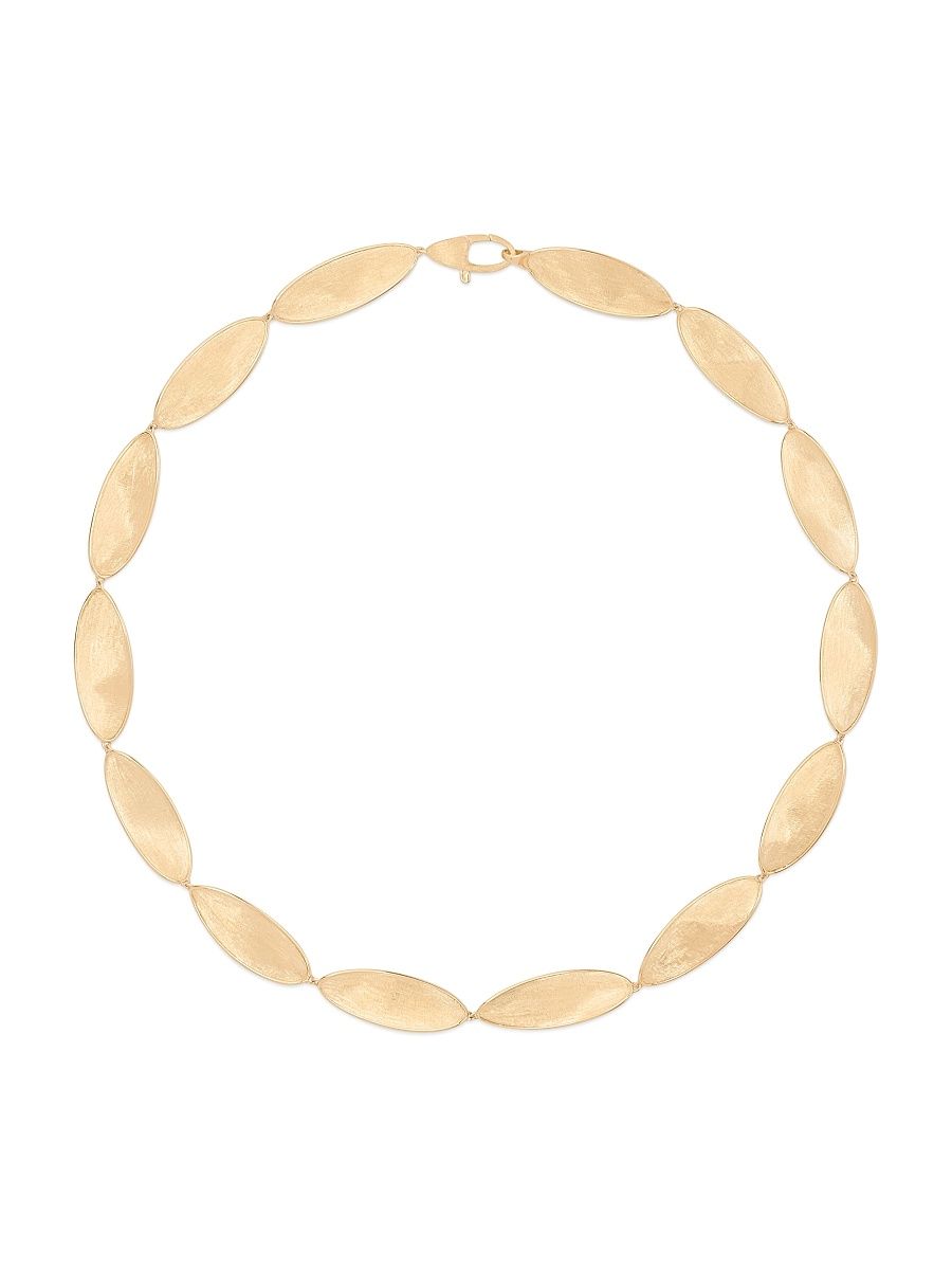 Women's Lunaria Twist 18K Yellow Gold Collar Necklace - Yellow Gold