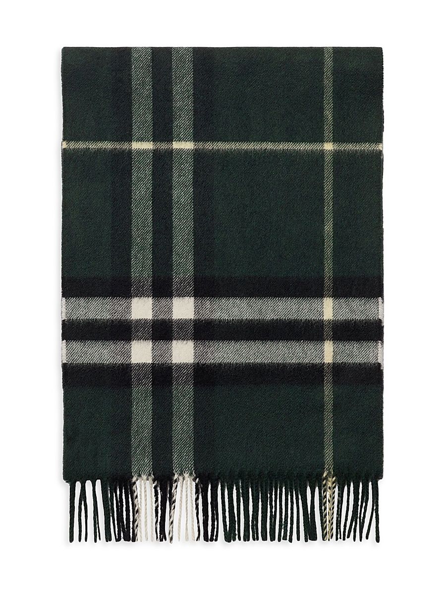 Men's Check Cashmere Scarf - Marlborough