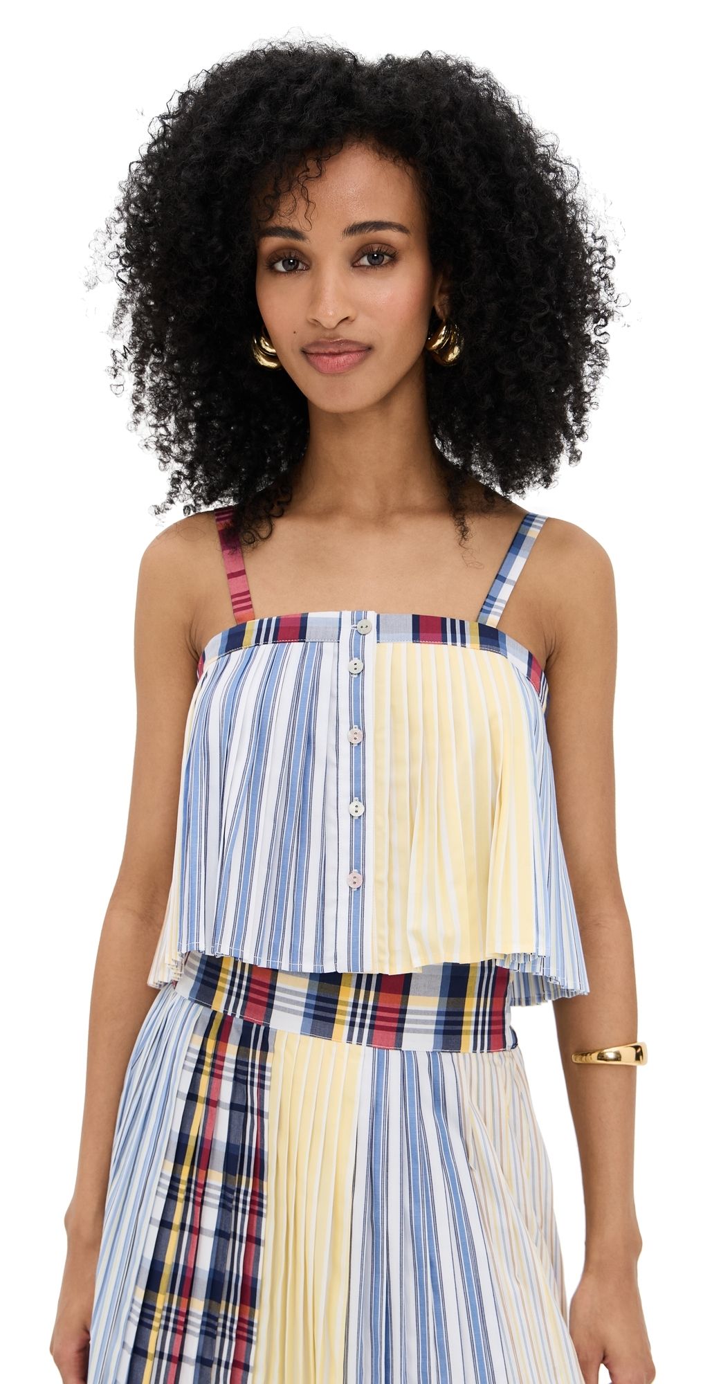 De Loreta Gabriela Top Mixed Lines XL