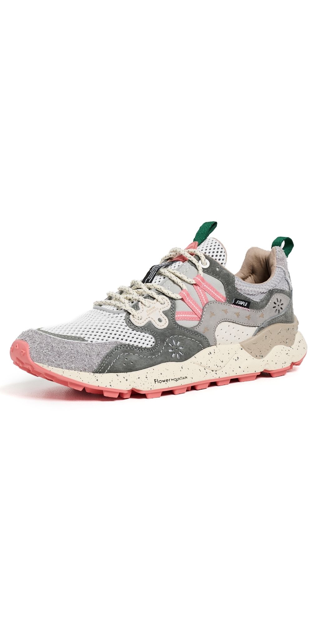 Flower Mountain Flower Mountain X Staple Yamano 3 Uni Sneakers Grey/Anthracite/Rose 43
