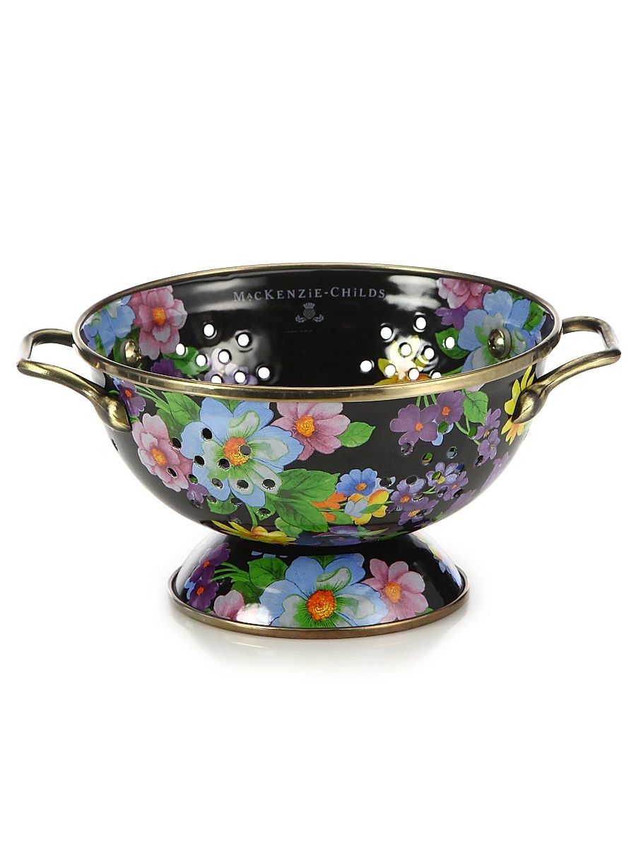 Flower Market Steel Colander