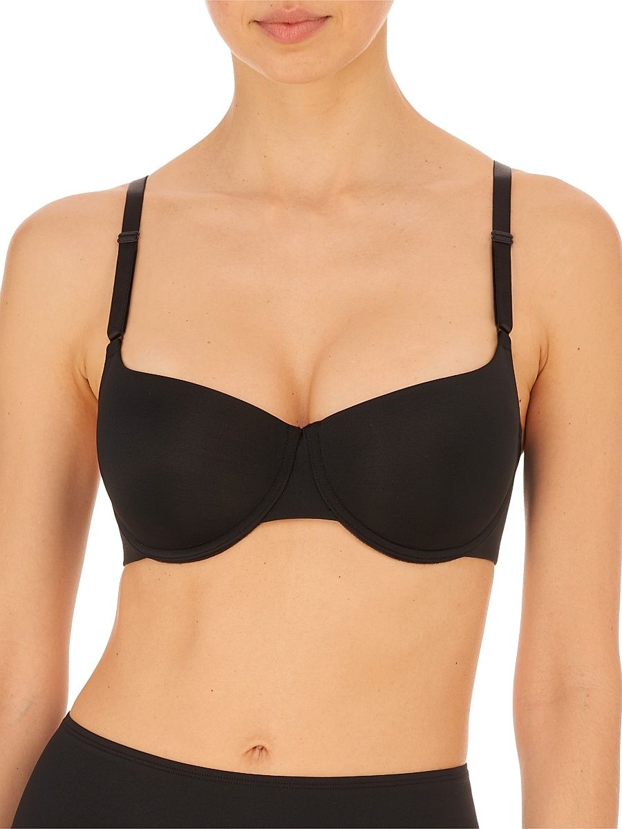 Women's Liquid Convertible Balconette Push-Up Bra - Black - Size 36B