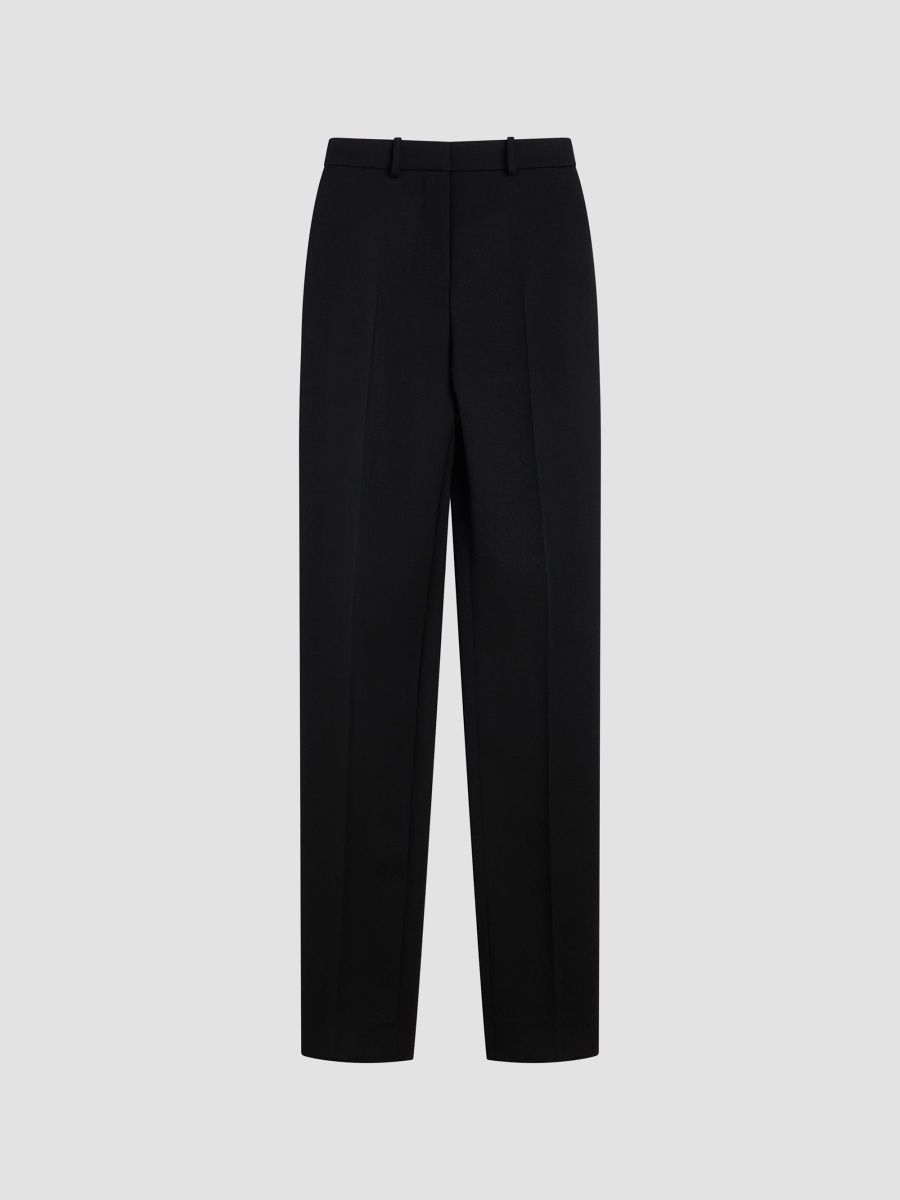 Givenchy Women's Cigarette Pants in Wool - Black - Size 12