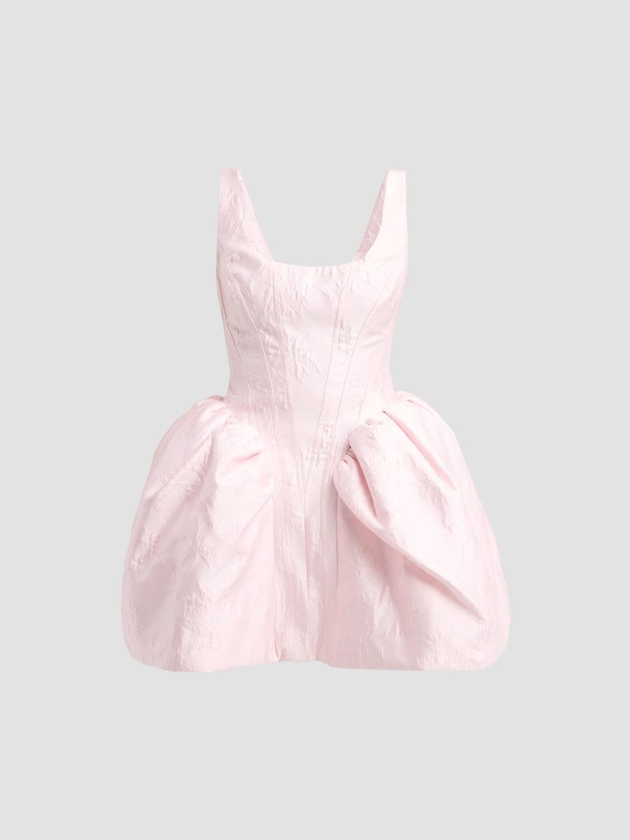 AKNVAS Women's Ahlyn Brocade Cocktail Mini Dress - Pink - Size 12