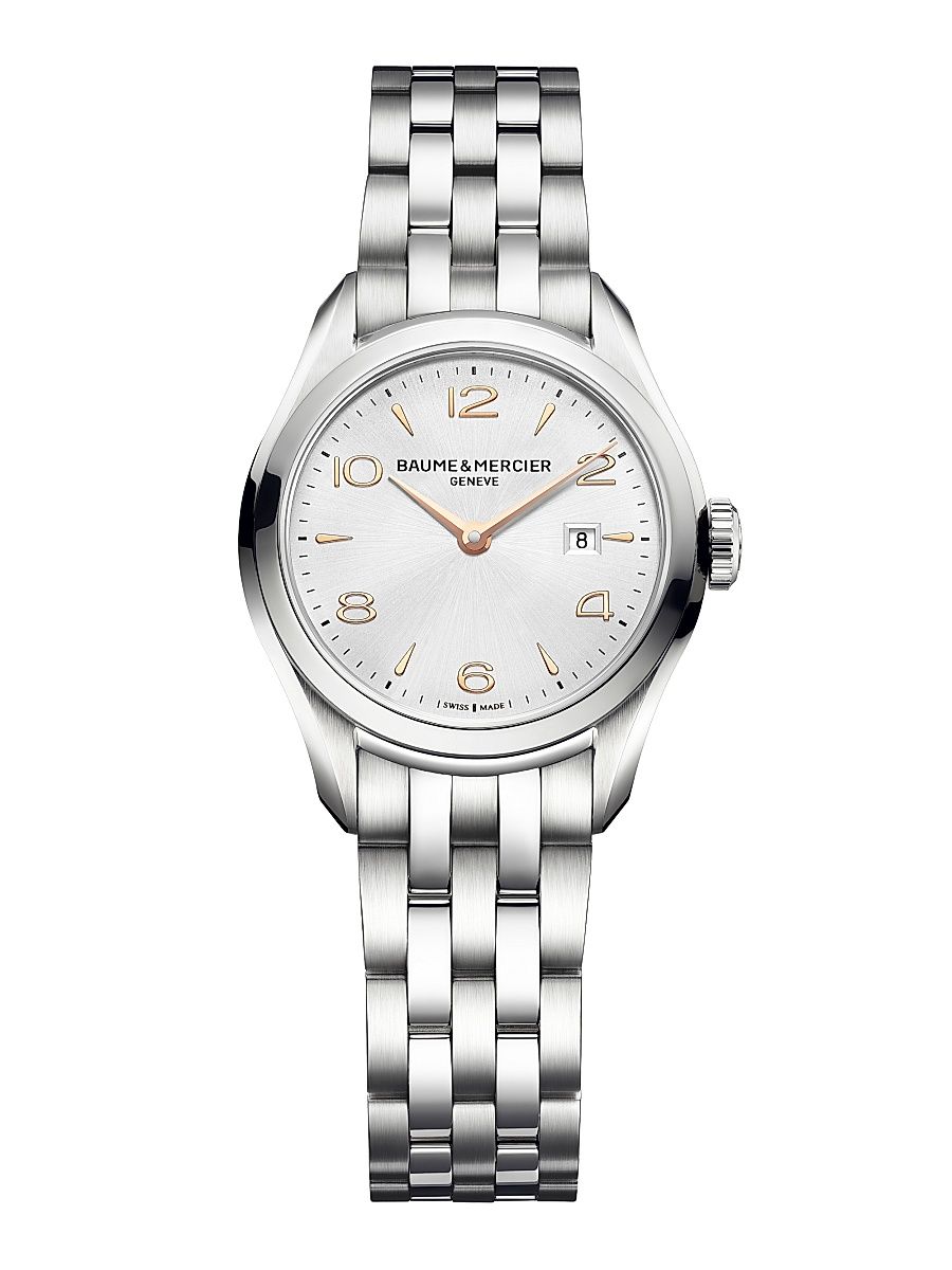 Women's Clifton Stainless Steel Bracelet Watch - Silver Rose Gold