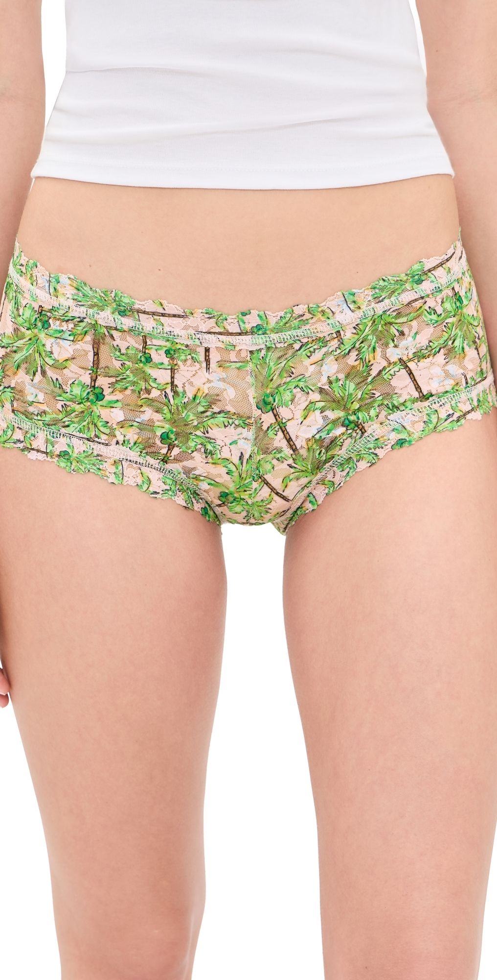 Hanky Panky Printed Boyshorts Palm Breeze M