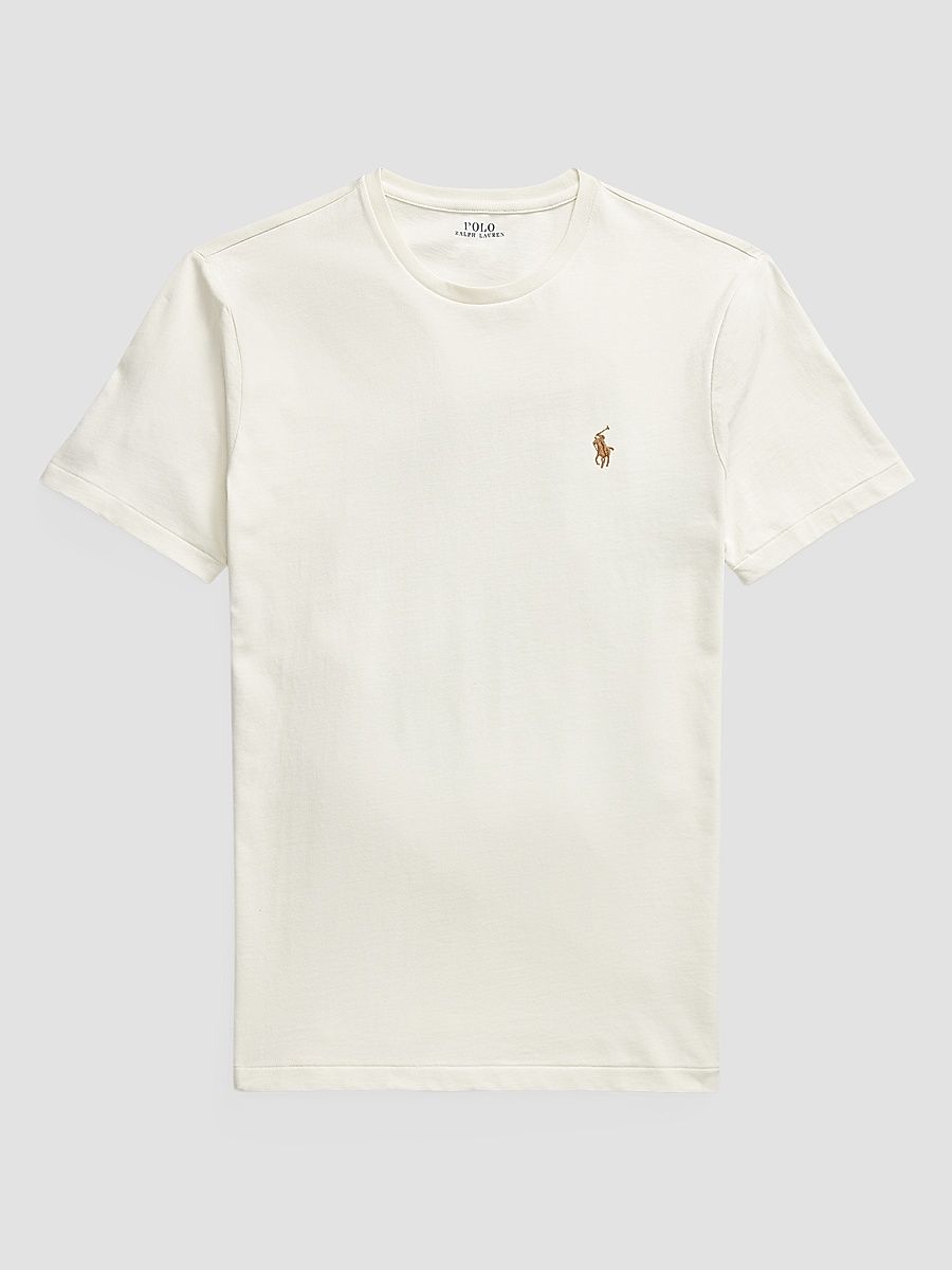 Men's Custom-Slim-Fit Jersey Crewneck T-Shirt - Parchment Cream - Size XXL