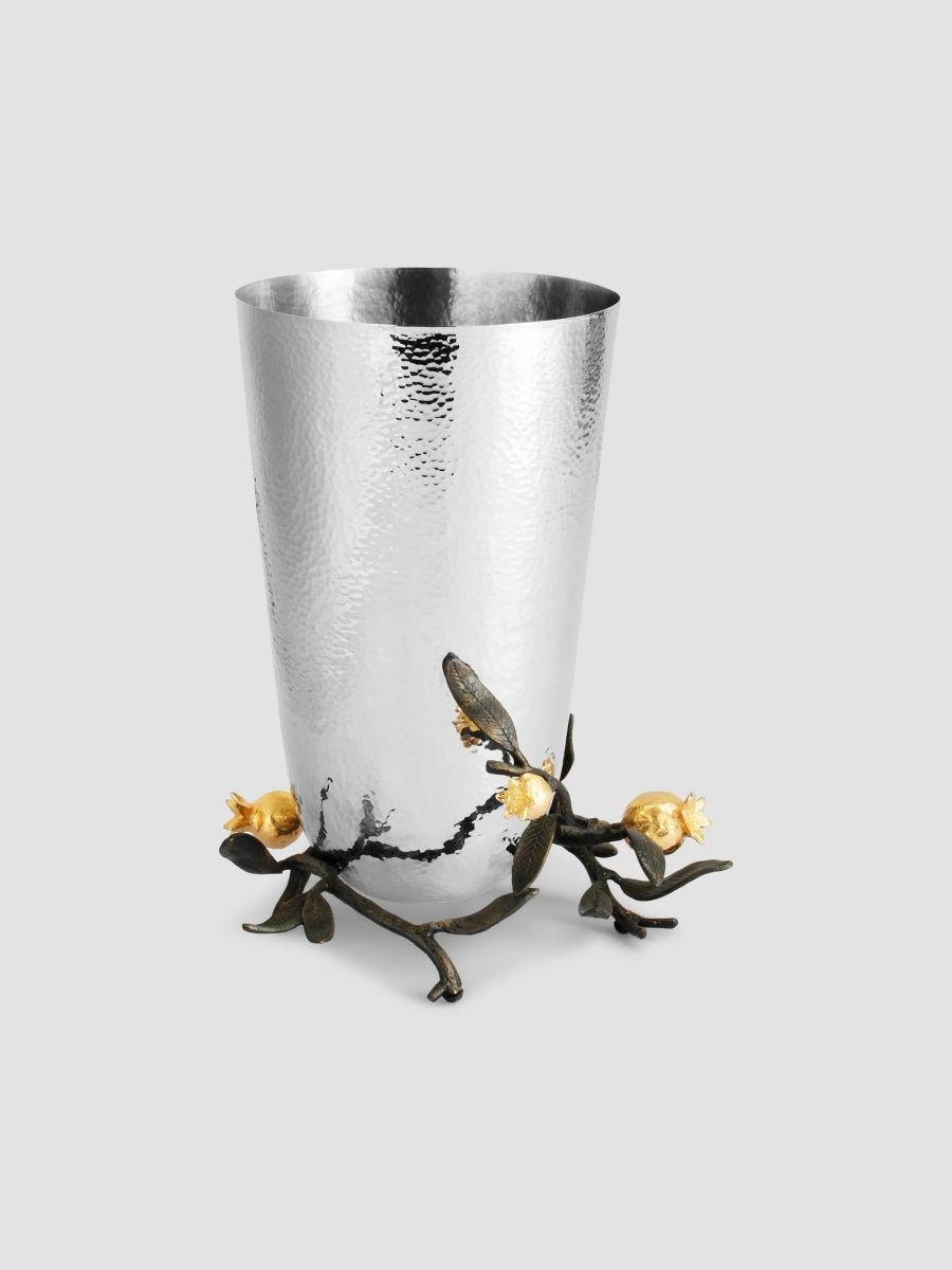 Michael Aram Pomegranate 24K Goldplated Vase