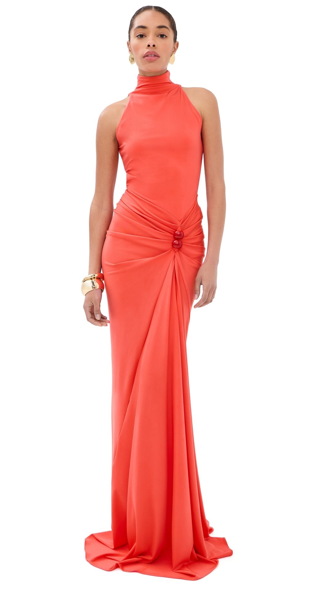 Silvia Tcherassi Frances Dress Coral XS