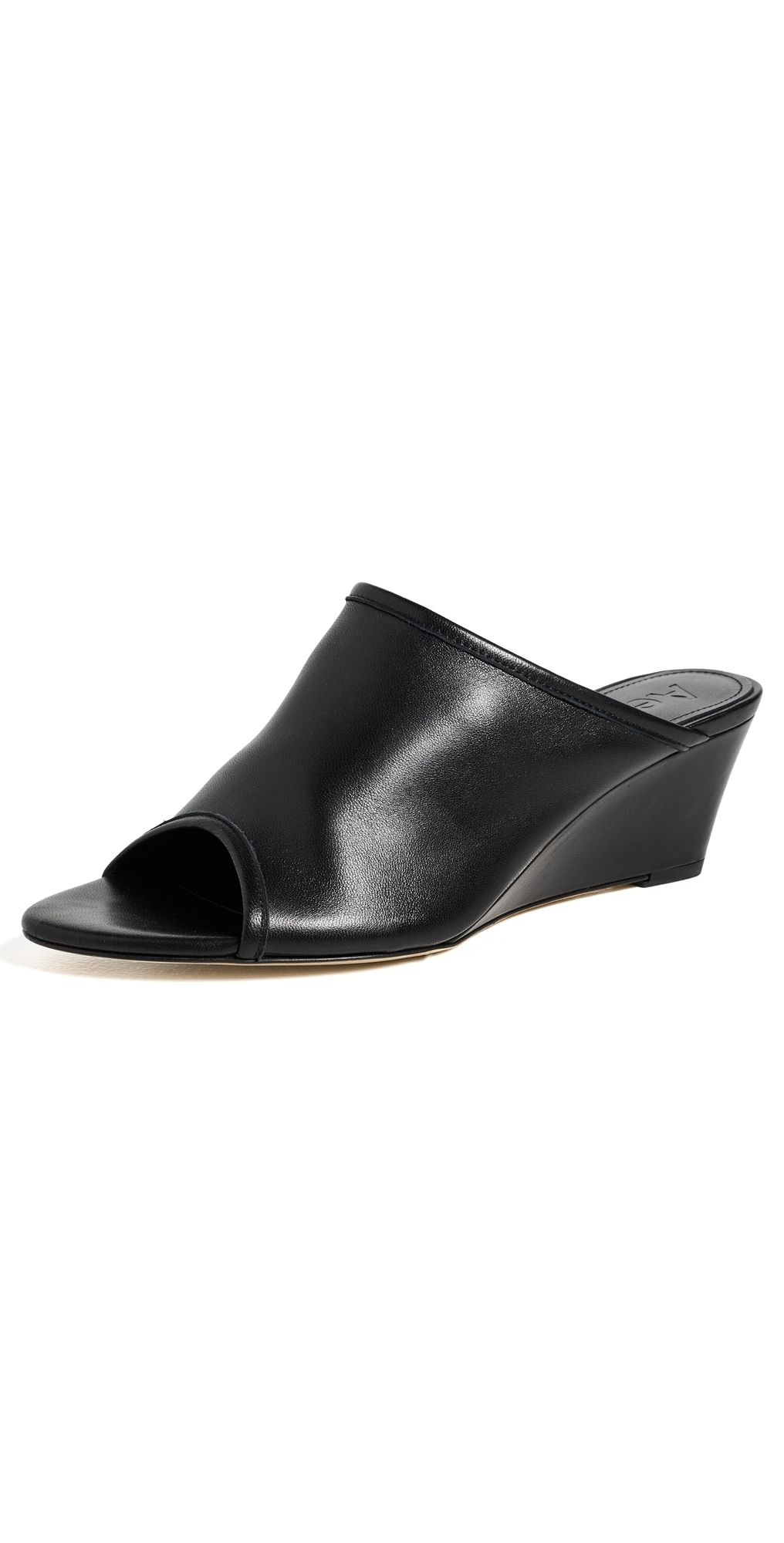 AEYDE Suzanne Nappa Leather Sandals Black 35
