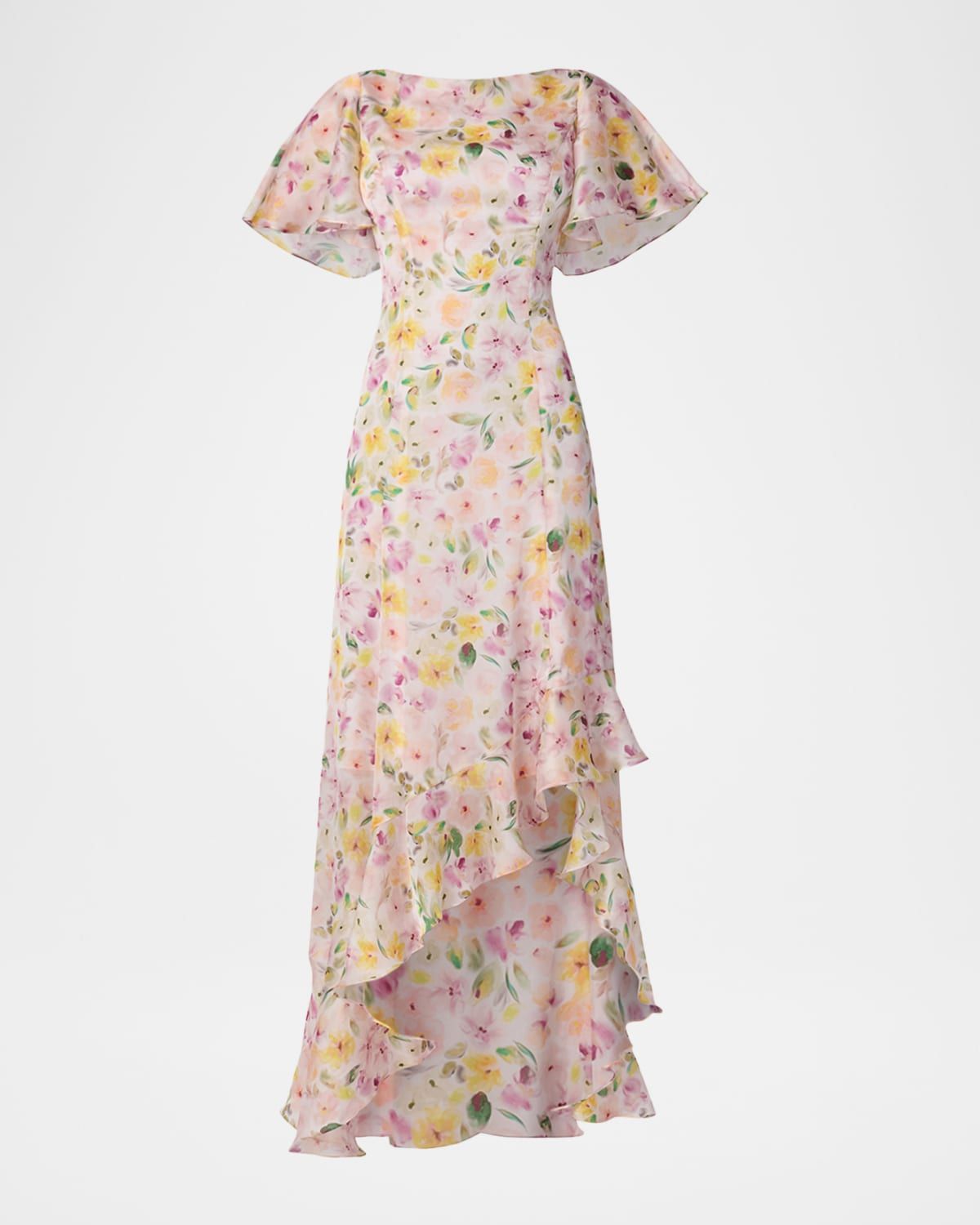 Chauncey Floral-Print Chiffon Maxi Dress