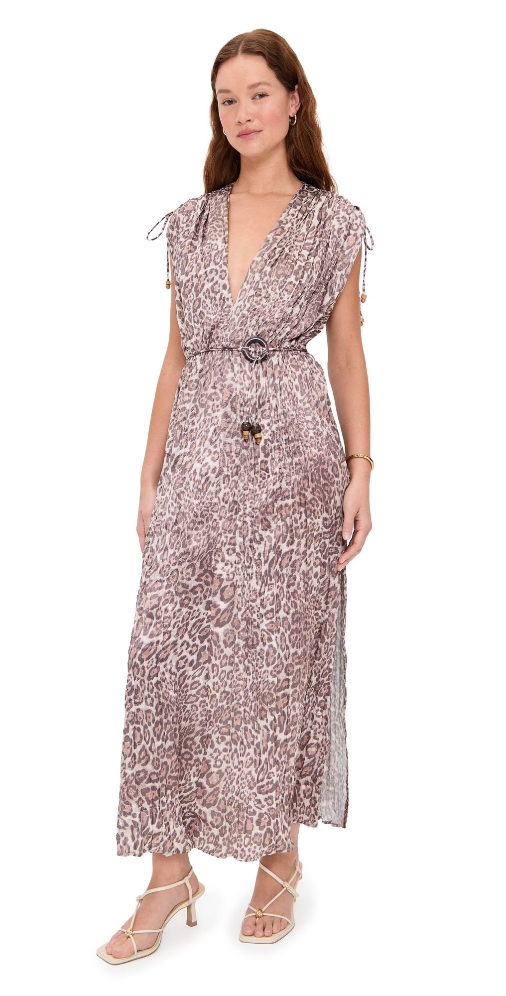 Sabina Musayev Valentina Dress Leopard Print M