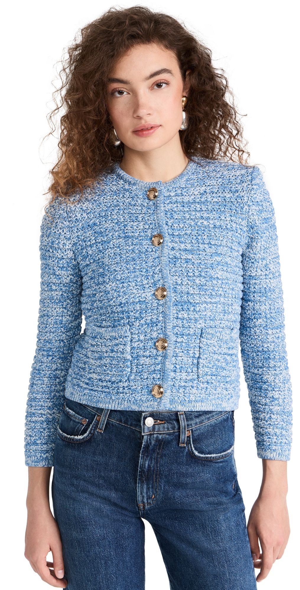 ba & sh Guspa Cardigan Bleu 1