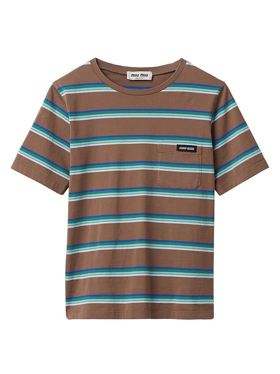 Women's Jersey T-Shirt - Brown - Size Small