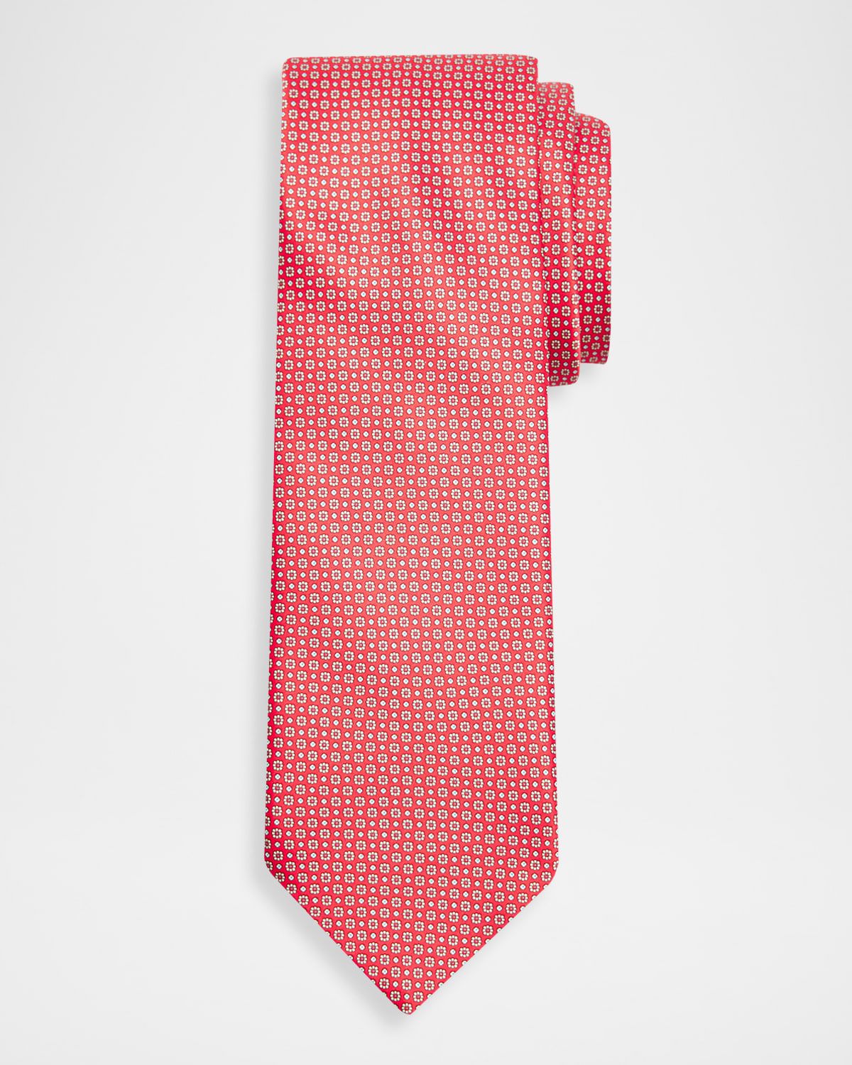 Men & apos;s Handmade Printed Silk Tie