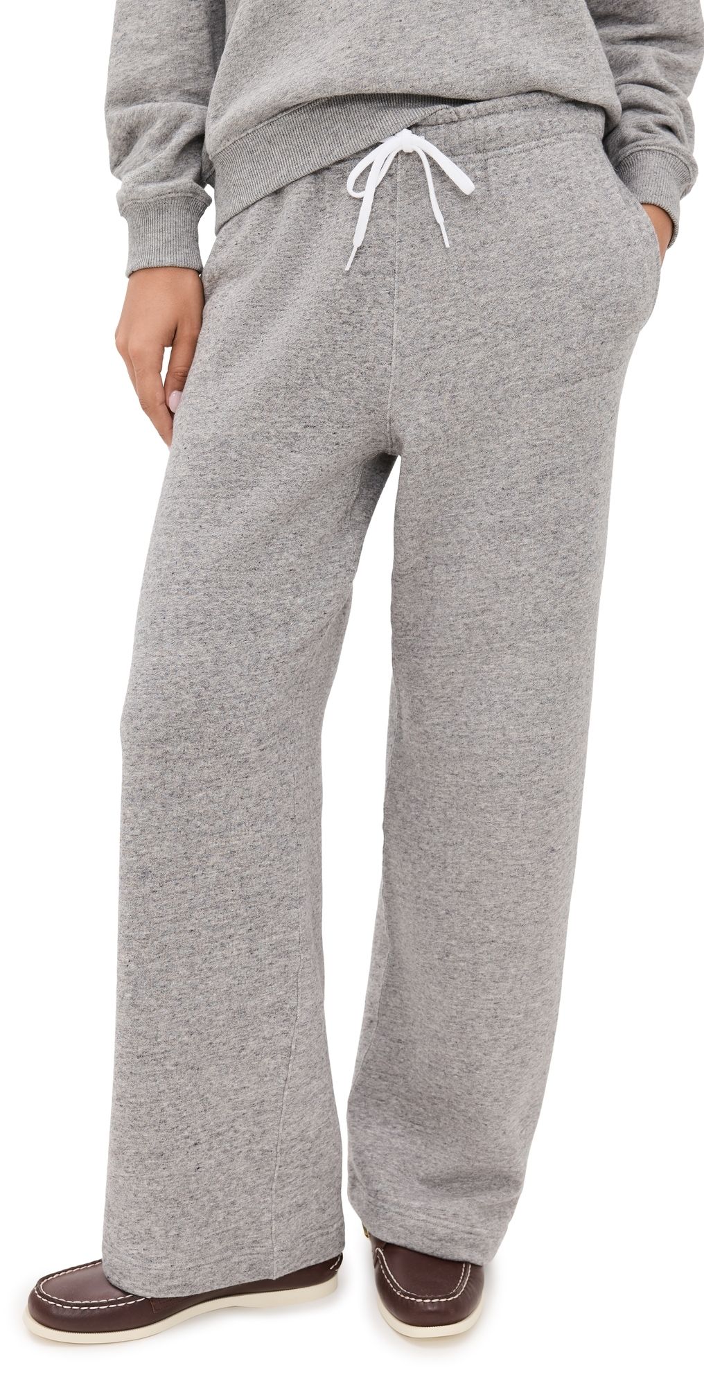 Polo Ralph Lauren Wide Leg Sweatpants Grey Heather M