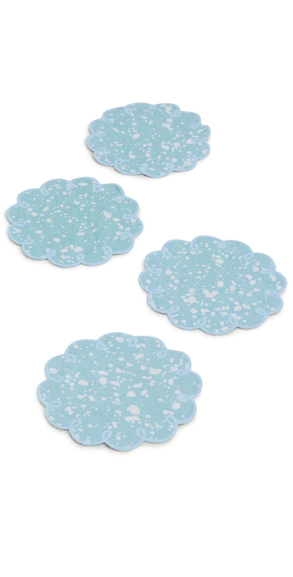 Weezie Cocktail Napkins Light Blue One Size