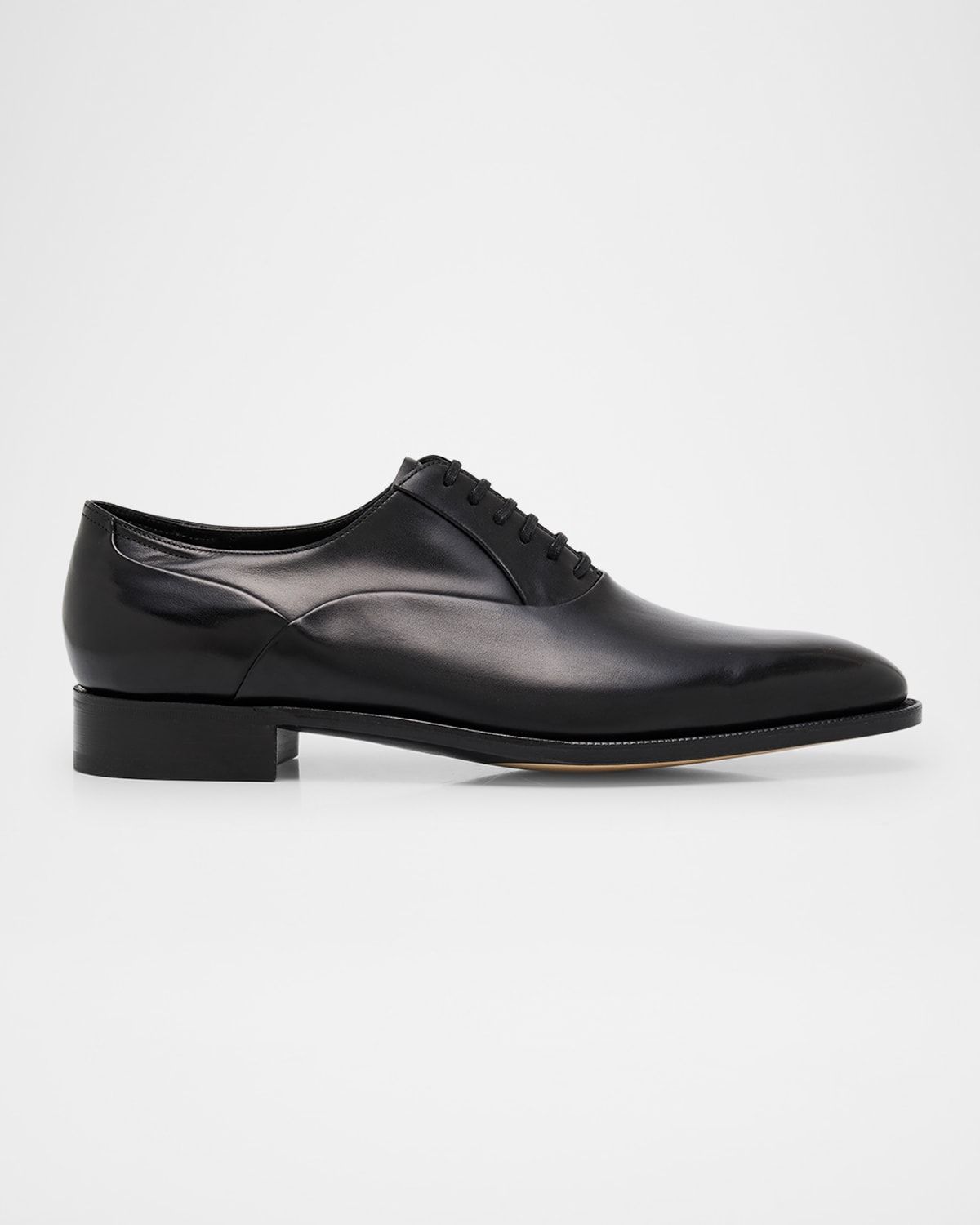 Men & apos;s Edgar Leather Oxford Derby Shoes with Shoe Tree