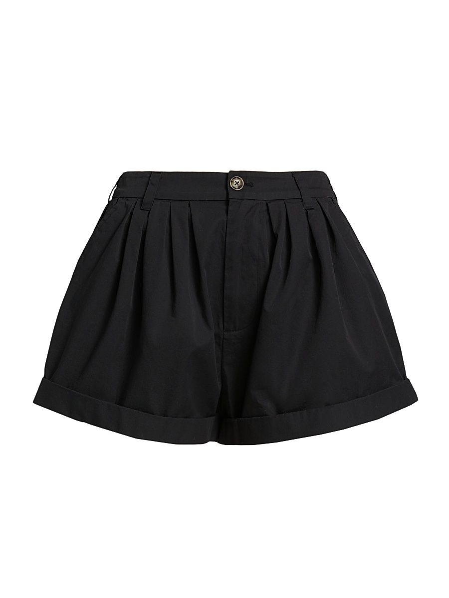 Women's Paige Bubble Shorts - Black - Size 2