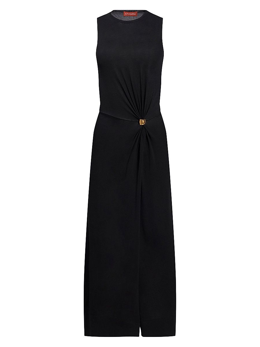 Women's Saralien Jersey Sleeveless Maxi Dress - Black - Size Medium