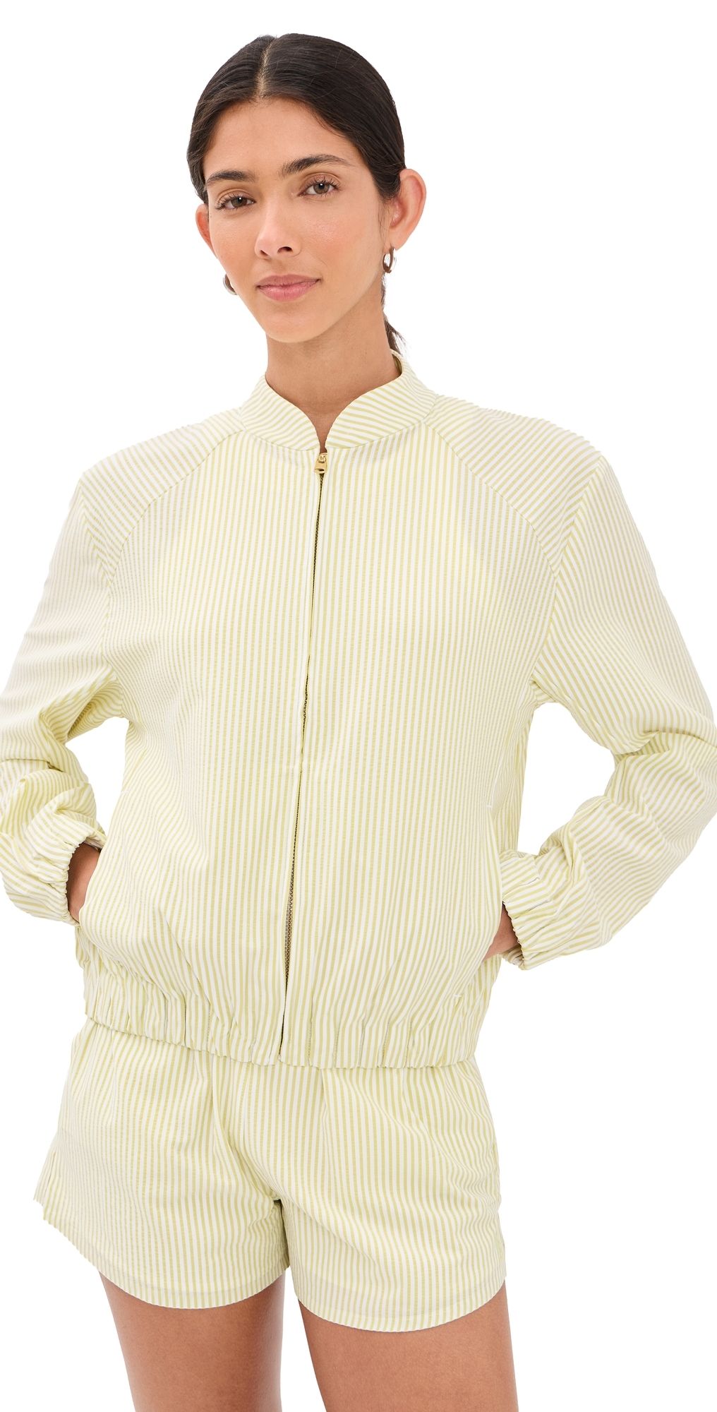 Rhone Saltair Jacket Citron Seersucker L
