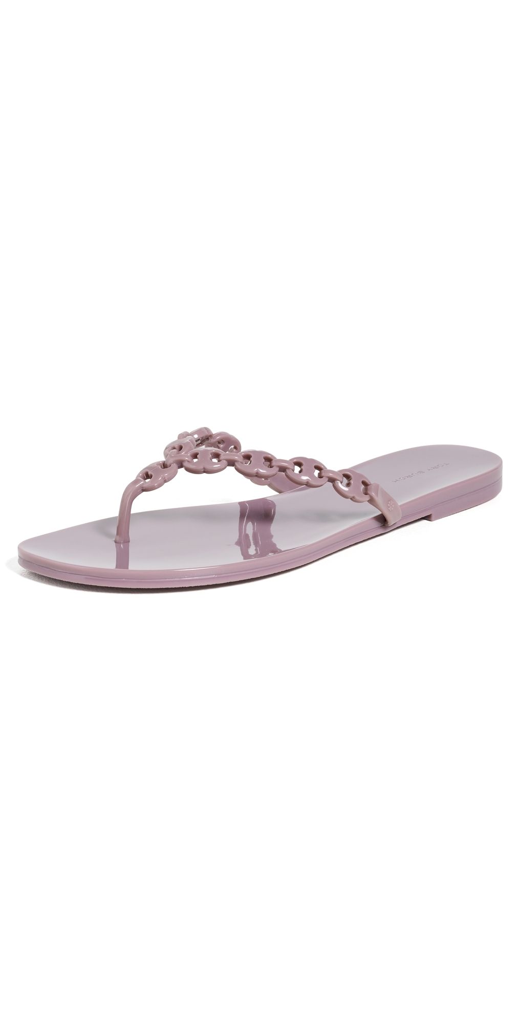 Tory Burch Gemini Link Jelly Sandals Light Mauve 12