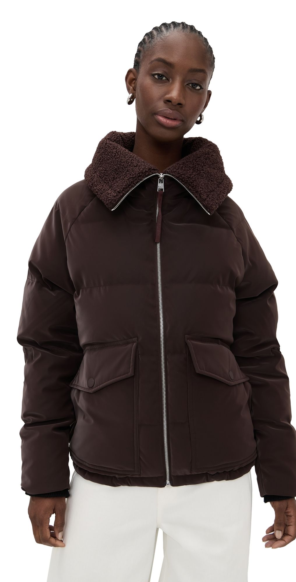Varley Roseville Down Jacket Coffee Bean M