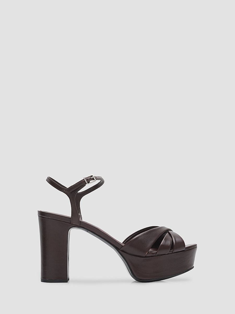 Women's Keefa 100MM Platform Sandals - Maplewood - Size 9.5