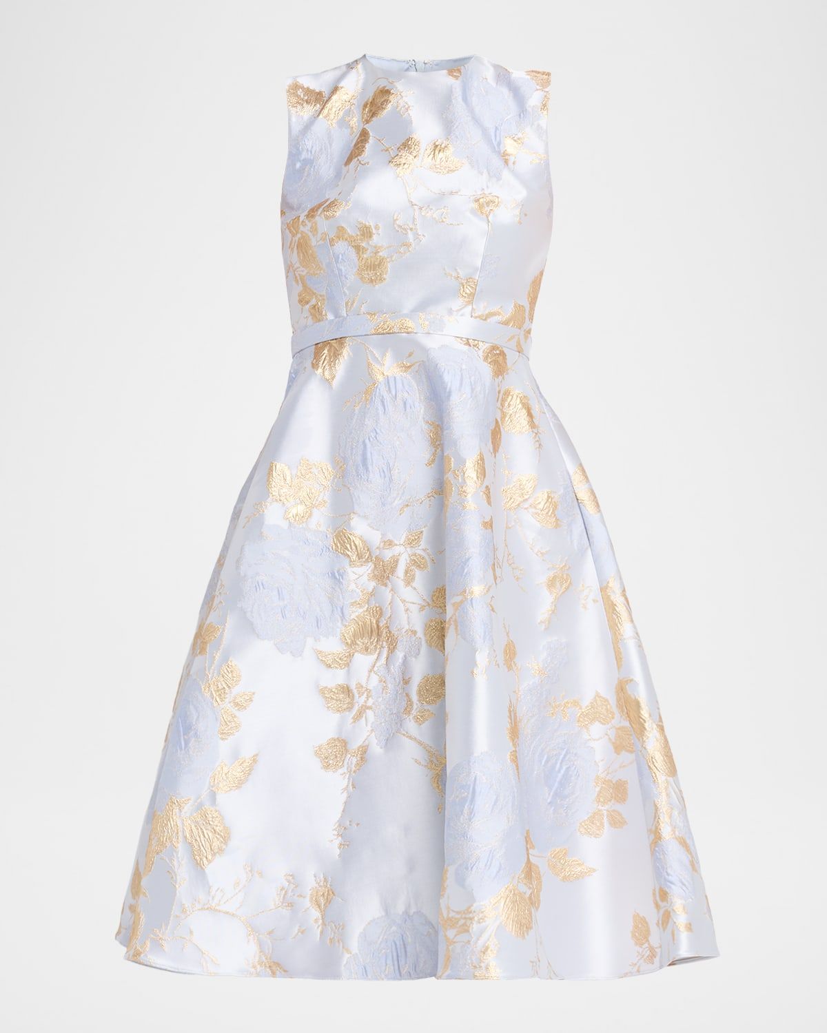 Metallic Jacquard Dress