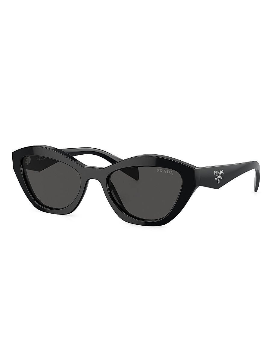 Women's 55MM Cat-Eye Sunglasses - Black