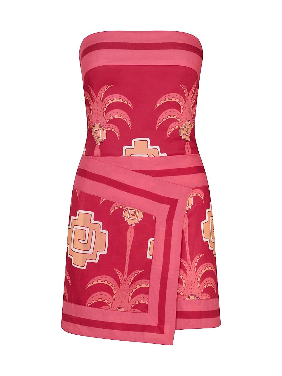 Women's Raiz Ritual Minidress - Wine Pink Camel - Size 10