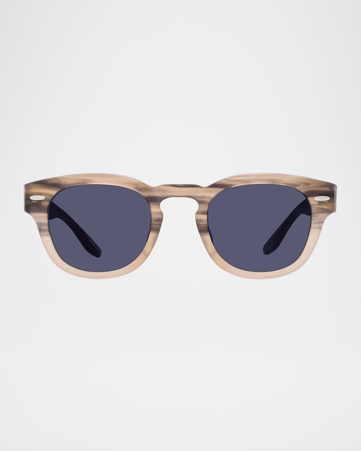 Men & apos;s Demarco Keyhole-Bridge Acetate Rectangle Sunglasses