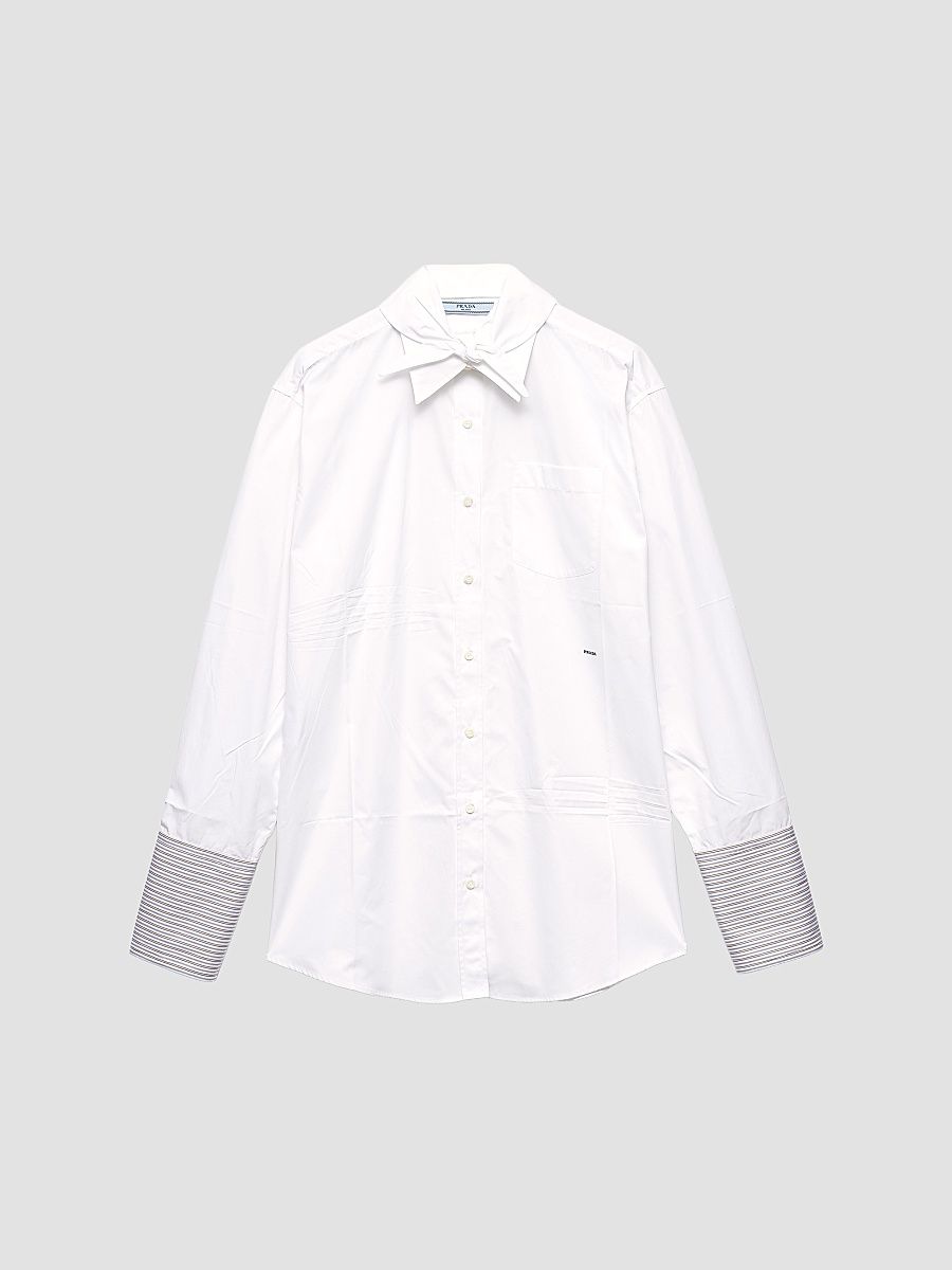 Women's Poplin Shirt - White - Size 6