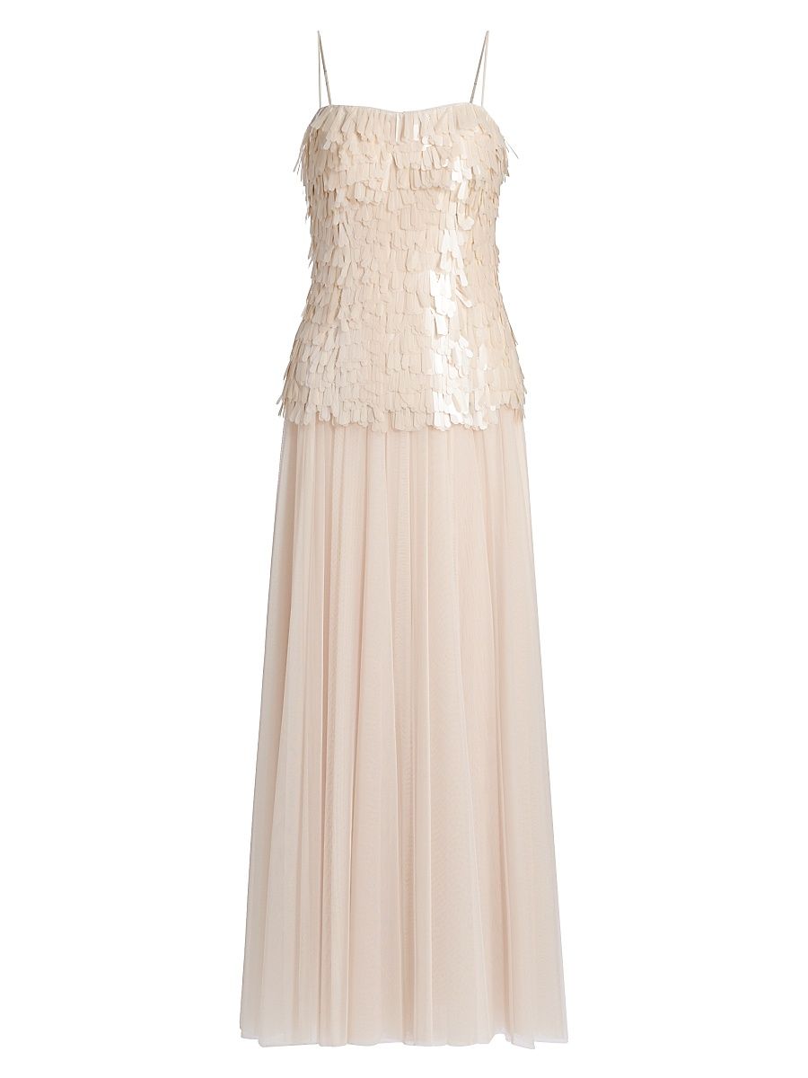 Women's Maxine Bustier Midi-Dress - Sand - Size Medium