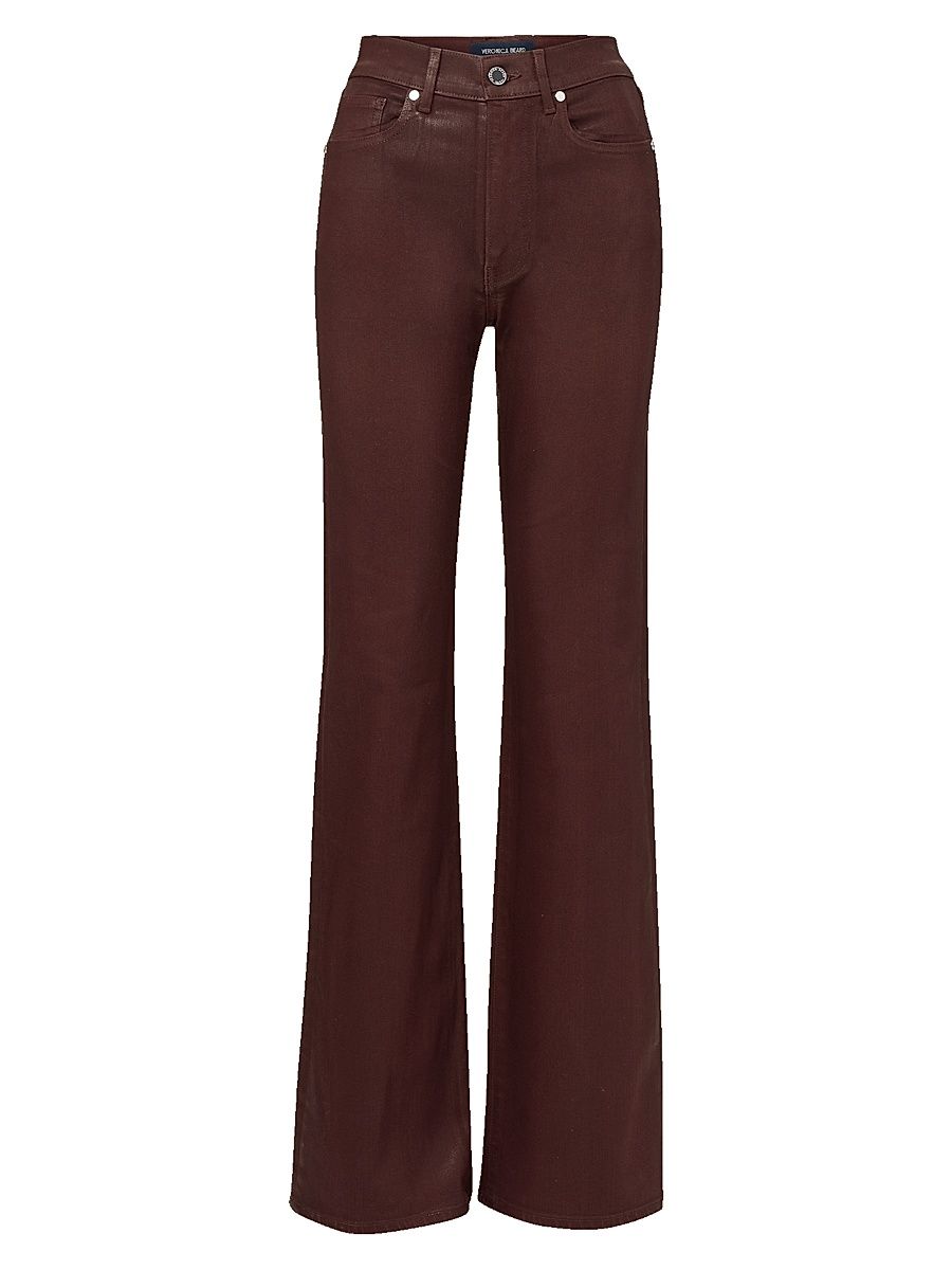 Women's Crosbie High-Rise Wide-Leg Jeans - Raisin - Size 32