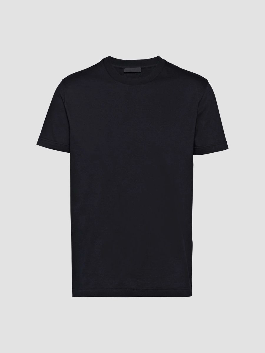 Prada Men's Three Pack Cotton Jersey T-shirts - Black - Size Small