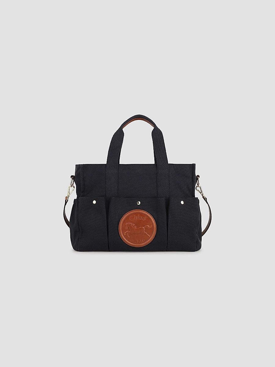 Unisex Canvas Changing Bag - Navy