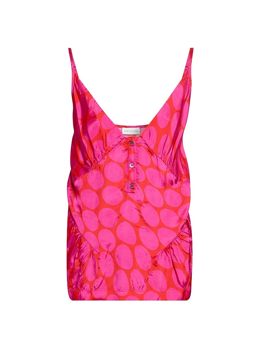 Women's Caliya Fountain Of Eggs Slip Top - Fuchsia - Size 14