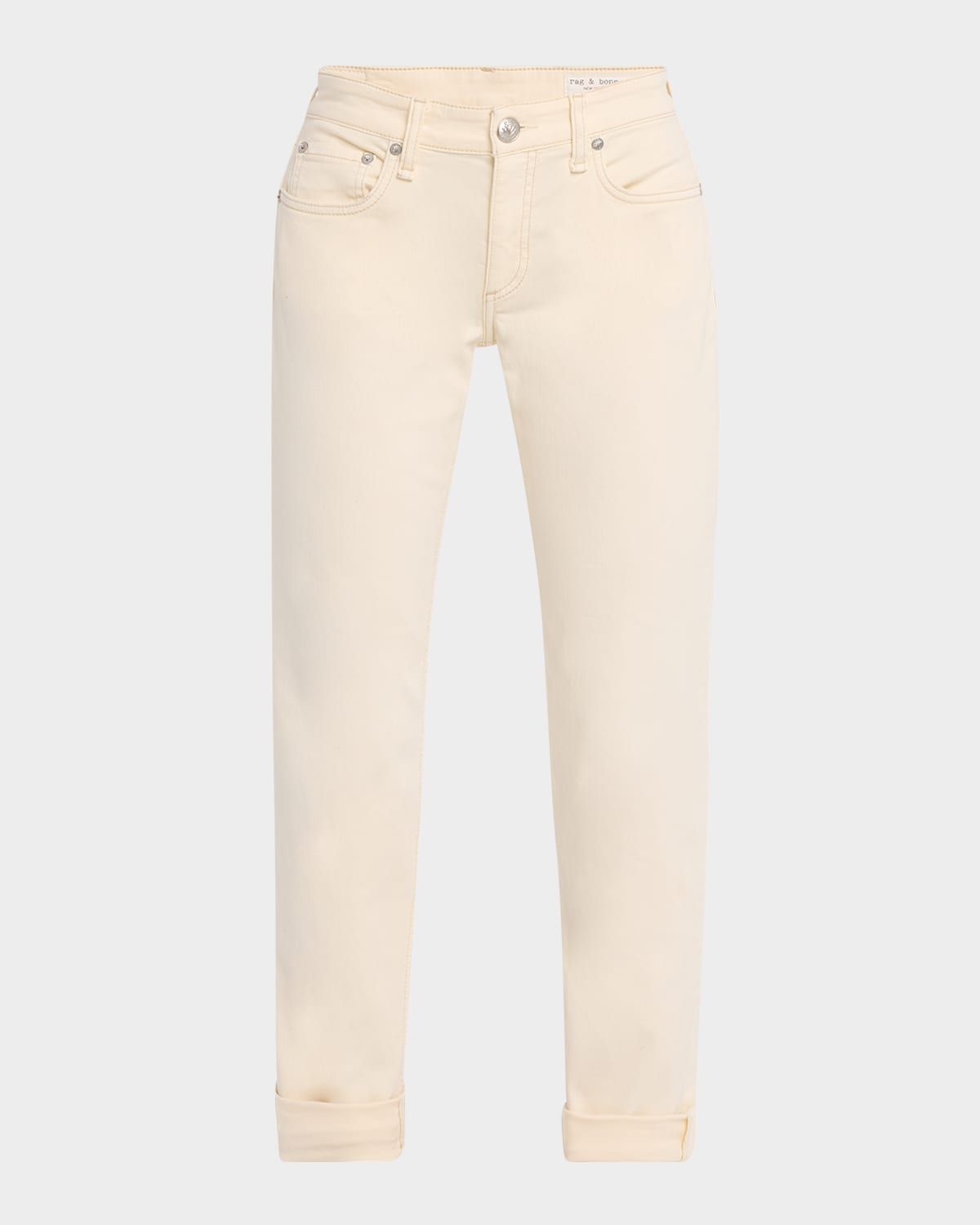 Dre Low-Rise Slim Boyfriend Jeans