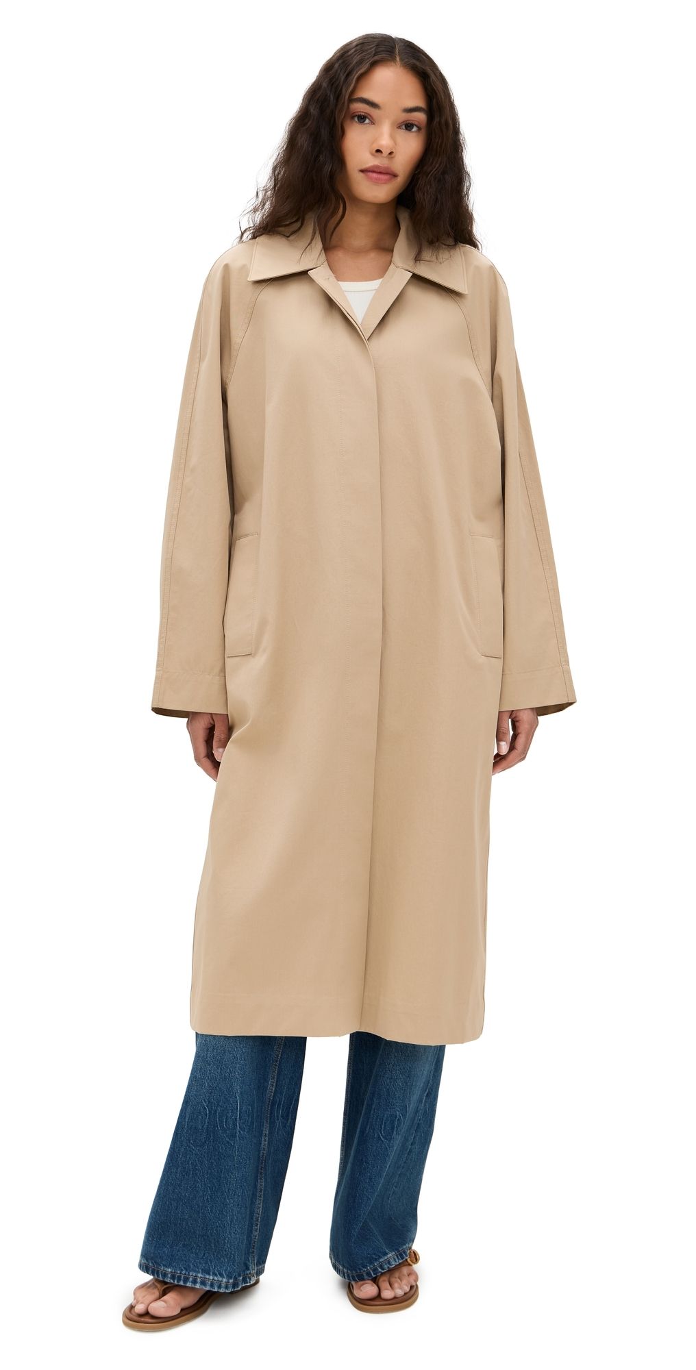 Jenni Kayne Leo Trench Coat Dark Khaki L