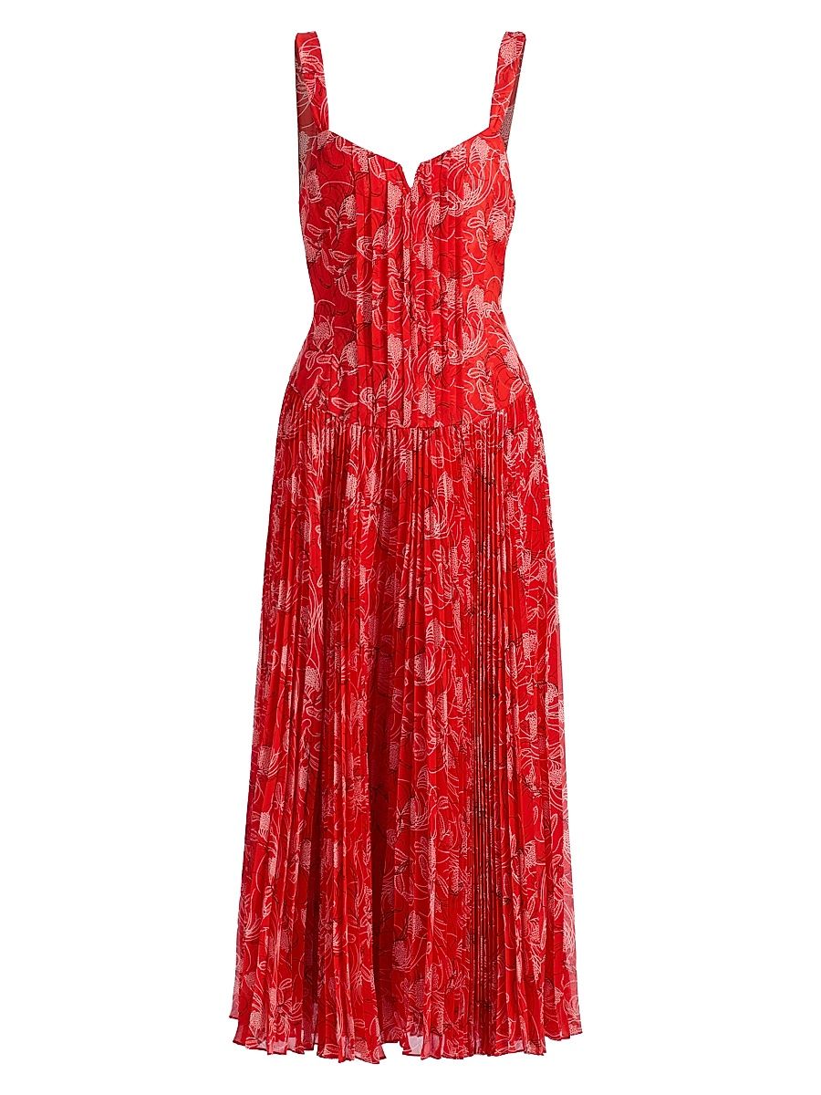 Women's Pascual Botanical Floral Midi-Dress - Bisou Multi - Size 16