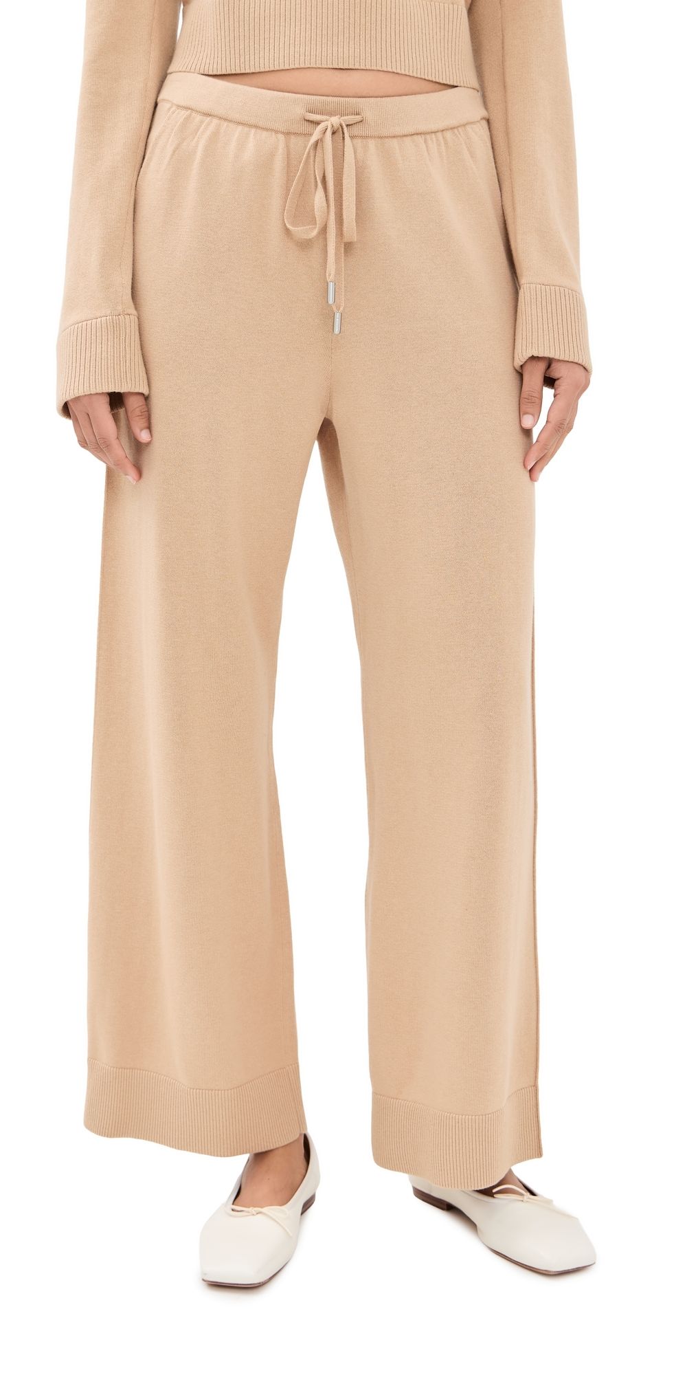 SIMKHAI Travel Pants Light Camel M