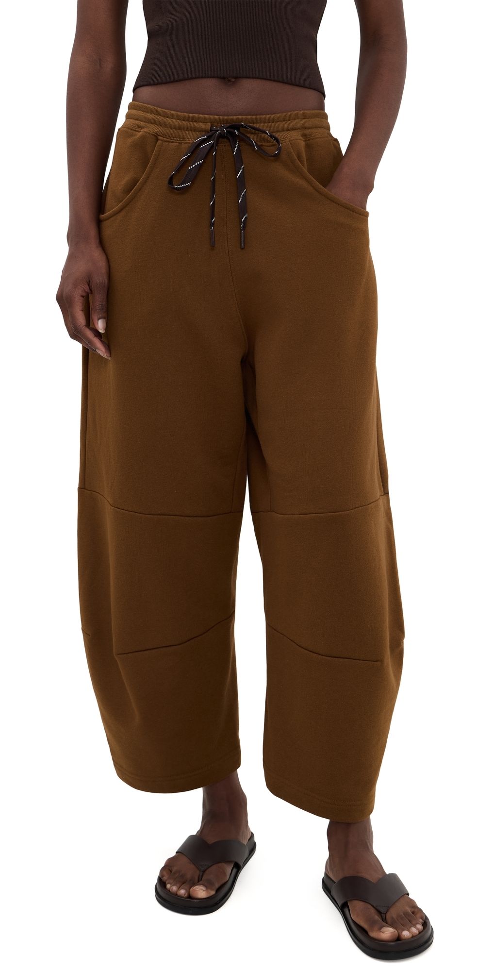 ROUCHA Pace Sweatpants Dark Tan XS