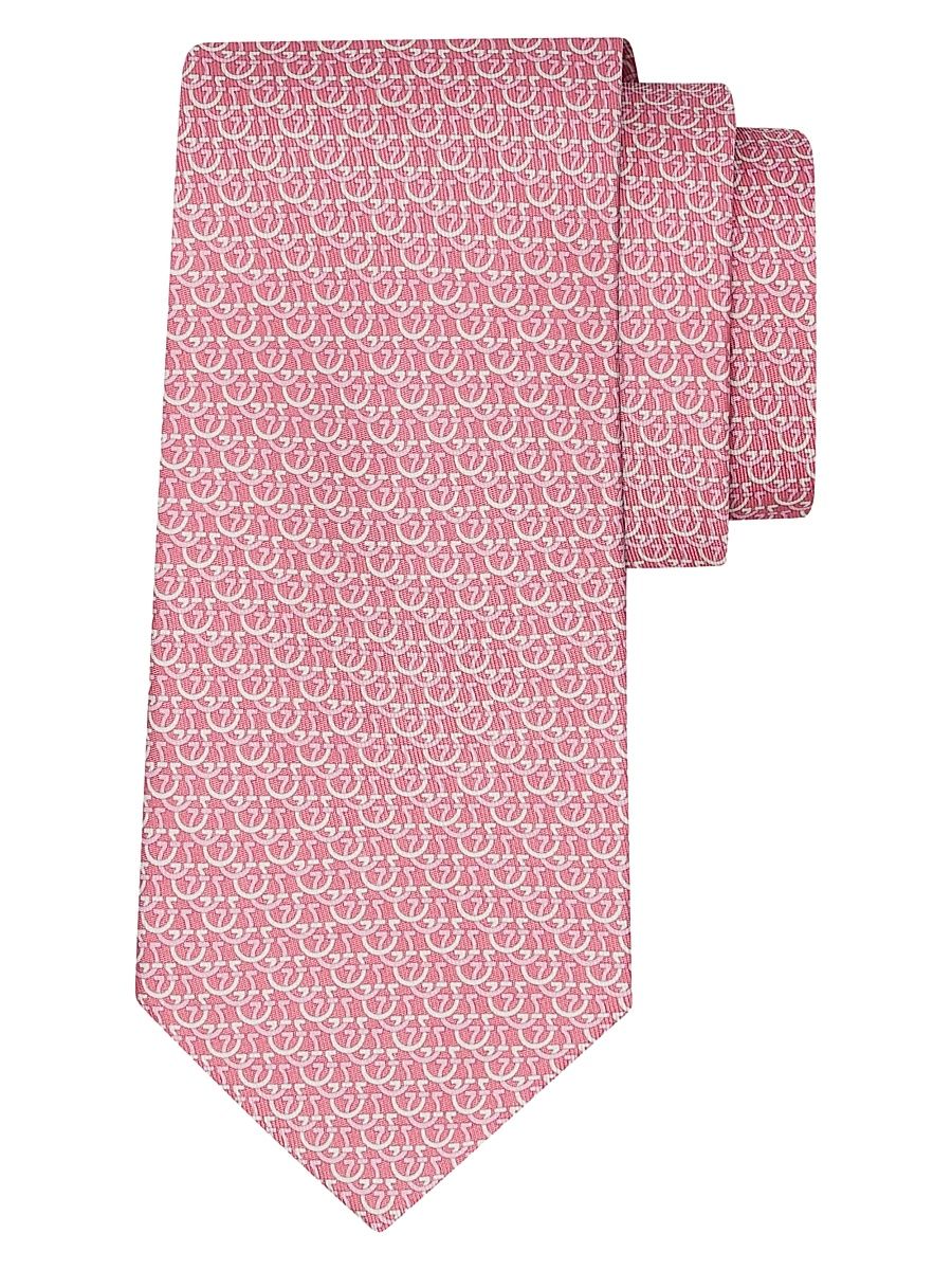 Men's Cerchio Silk Tie - Arancio